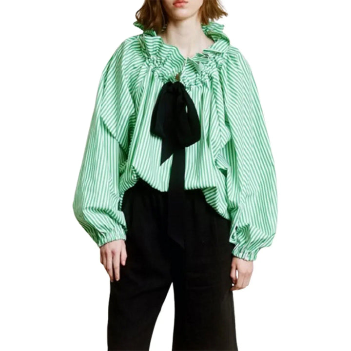 Harper Brooklyn | Puffed Cotton Blouse