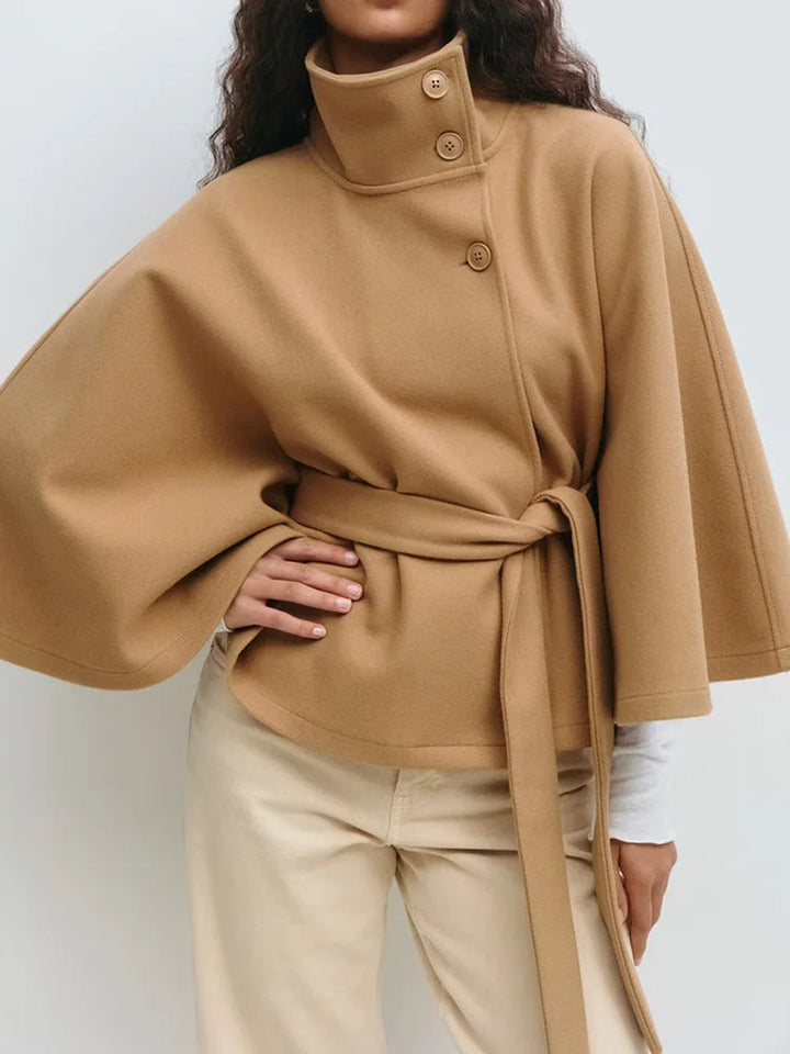 Harper Brooklyn| Wool-Blend Cape Coat