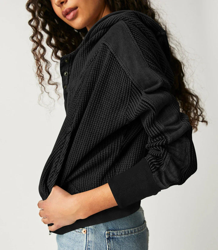 Harper Brooklyn | Waffle Hoodie