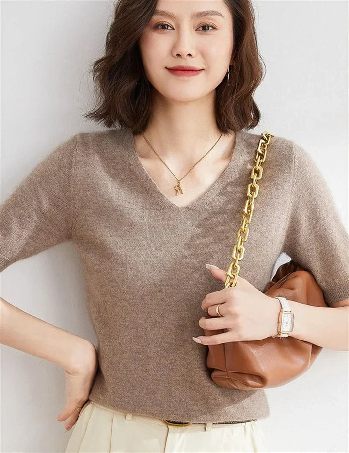Harper Brooklyn | V-Neck Knit Top
