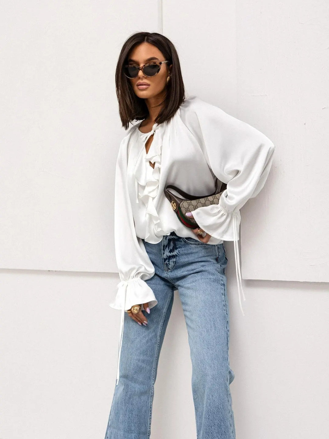 Harper Brooklyn | Satin Blouse