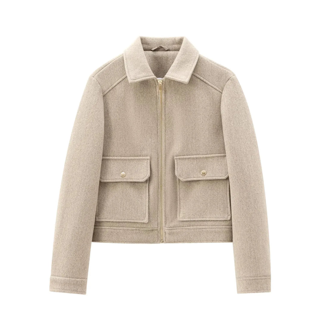 Harper Brooklyn | Women's Wool Bomber Jacket
