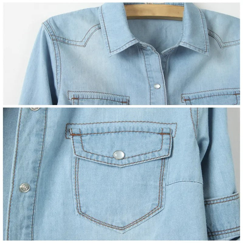 Harper Brooklyn | Denim Crop Top