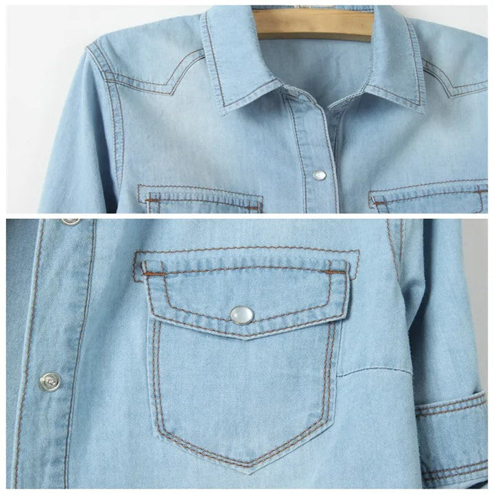 Harper Brooklyn | Denim Crop Top