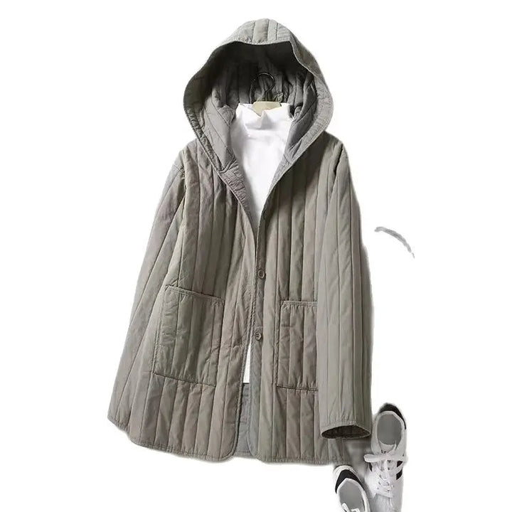 Harper Brooklyn | Quilted Hooded Coat