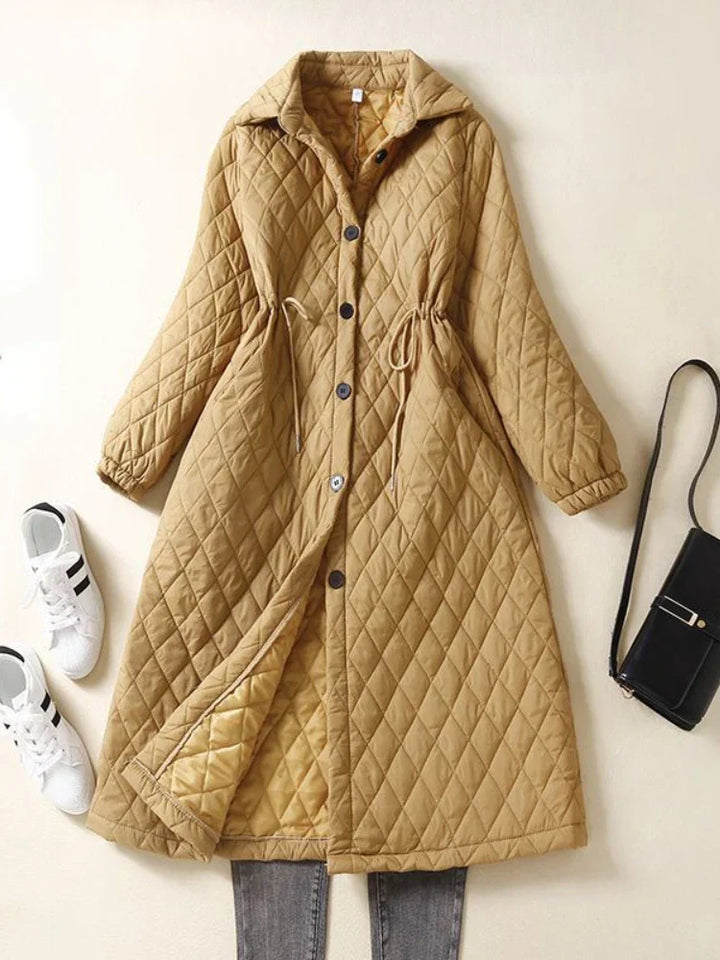 Harper Brooklyn | Quilted Long Coat