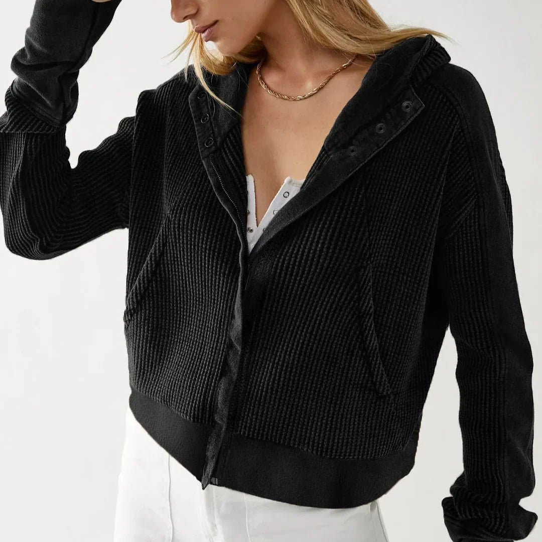 Harper Brooklyn | Waffle Hoodie