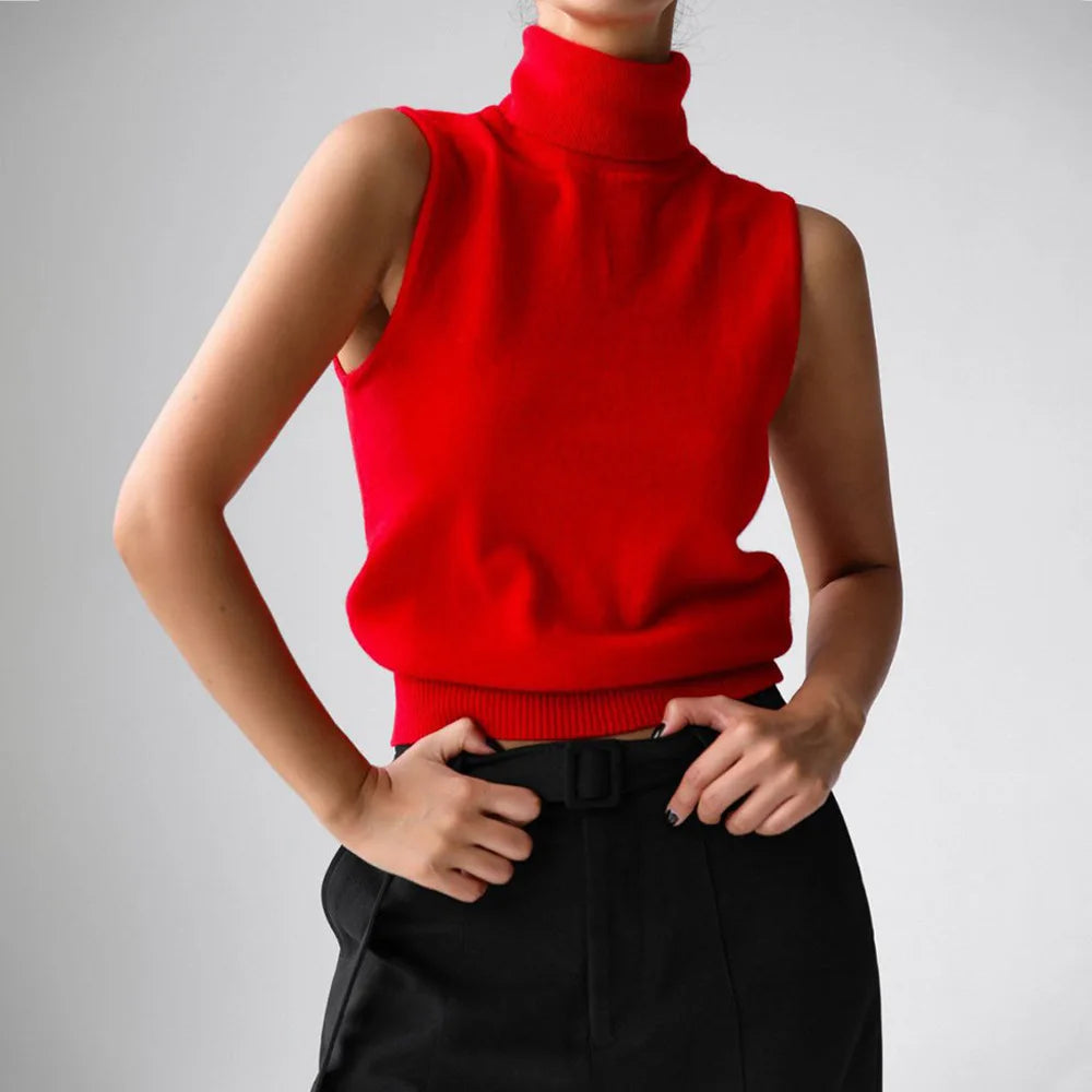 Harper Brooklyn | High-Neck Vest