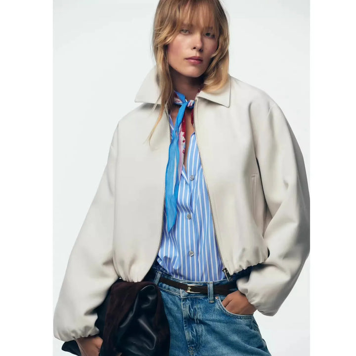 Harper Brooklyn | Zip Puffy Jacket
