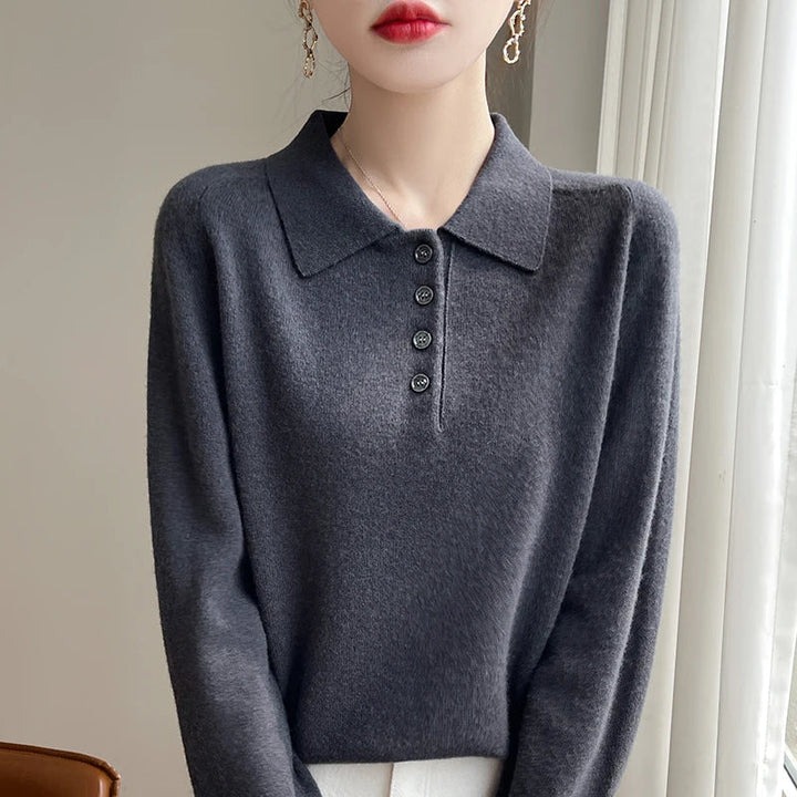 Harper Brooklyn| Wool Polo Sweater