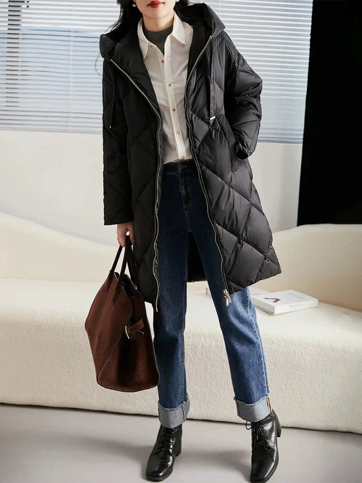 Harper Brooklyn | Quilted Hooded Down Coat