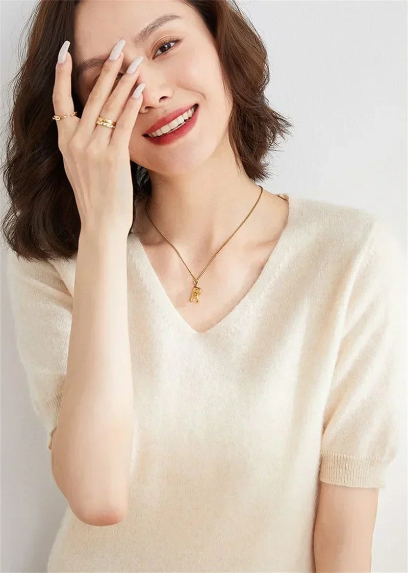 Harper Brooklyn | V-Neck Knit Top