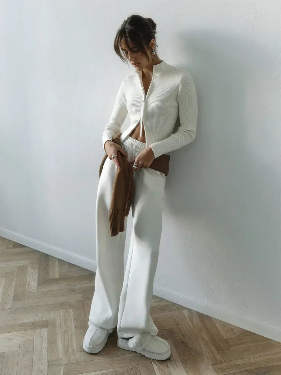 Harper Brooklyn| Cotton Double-Zip Knit