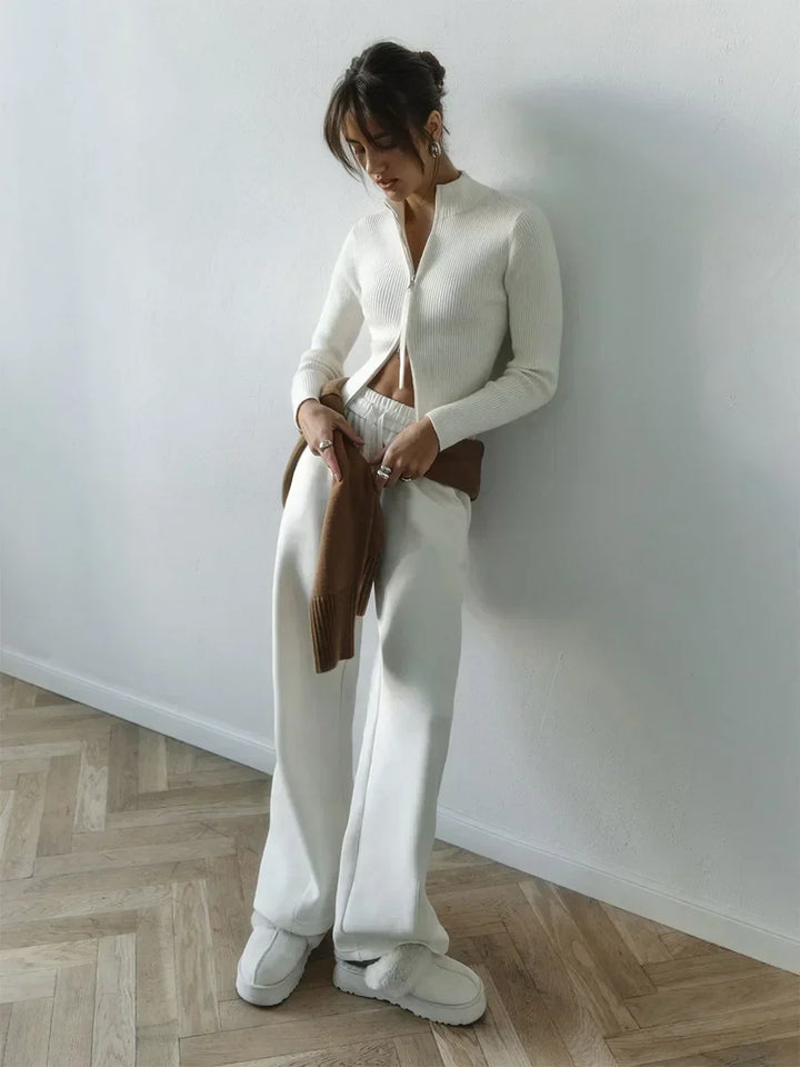 Harper Brooklyn| Cotton Double-Zip Knit