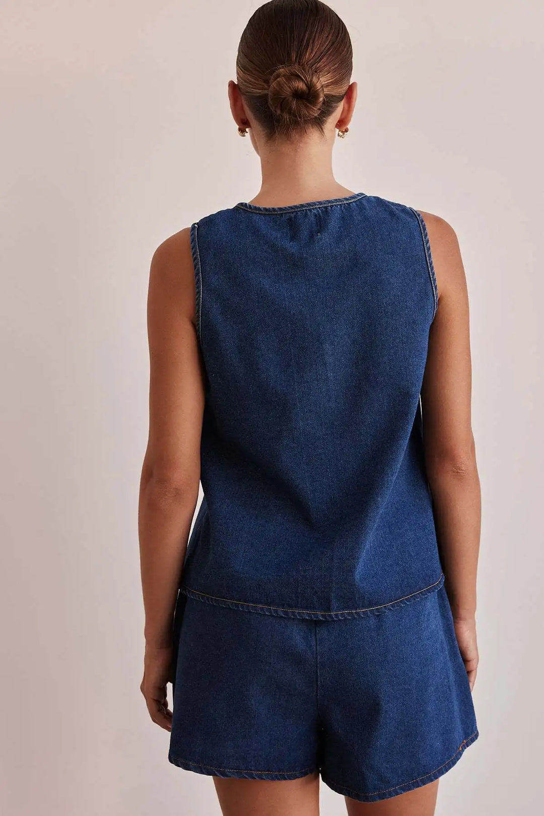 Harper Brooklyn | Denim Tie Set