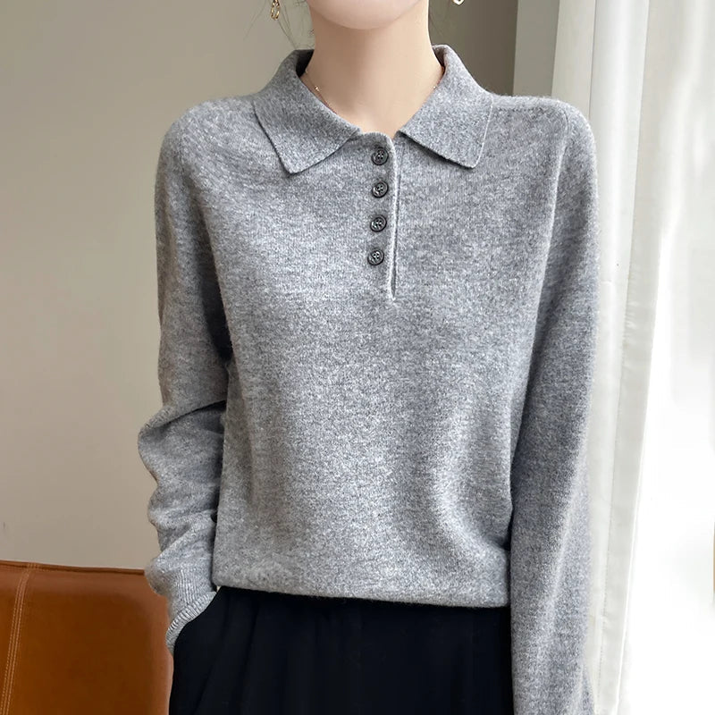 Harper Brooklyn| Wool Polo Sweater