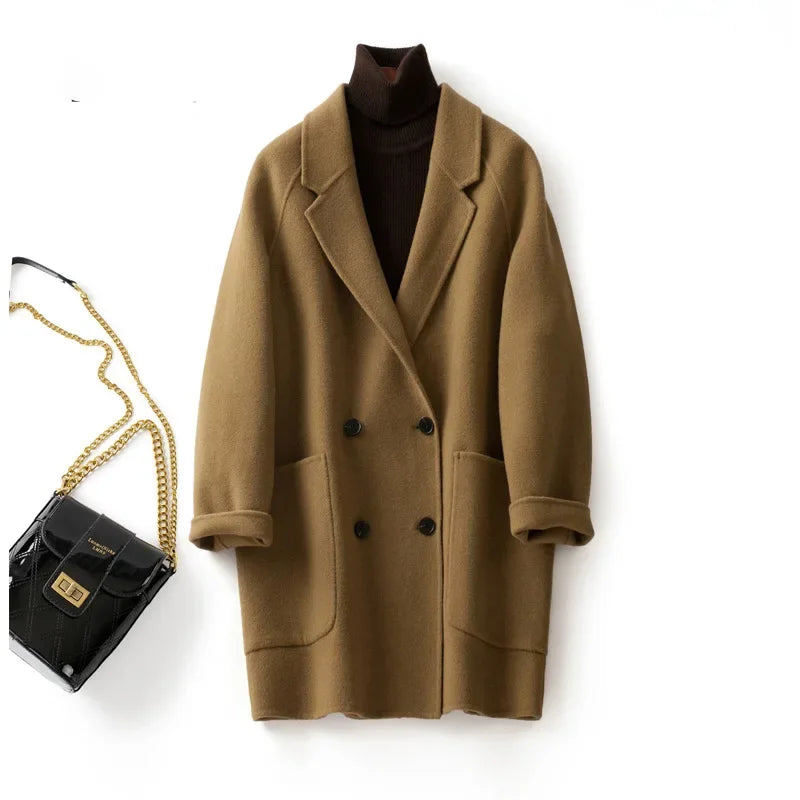 Harper Brooklyn | Wool Herringbone Coat