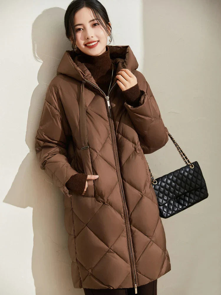 Harper Brooklyn | Quilted Hooded Down Coat