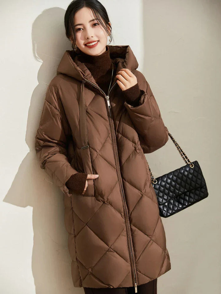 Harper Brooklyn | Quilted Hooded Down Coat