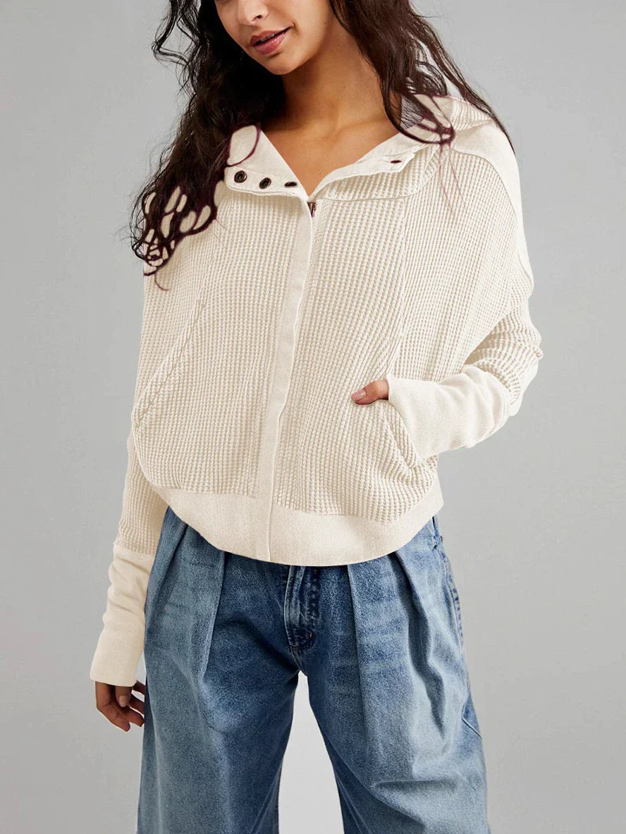 Harper Brooklyn | Waffle Hoodie