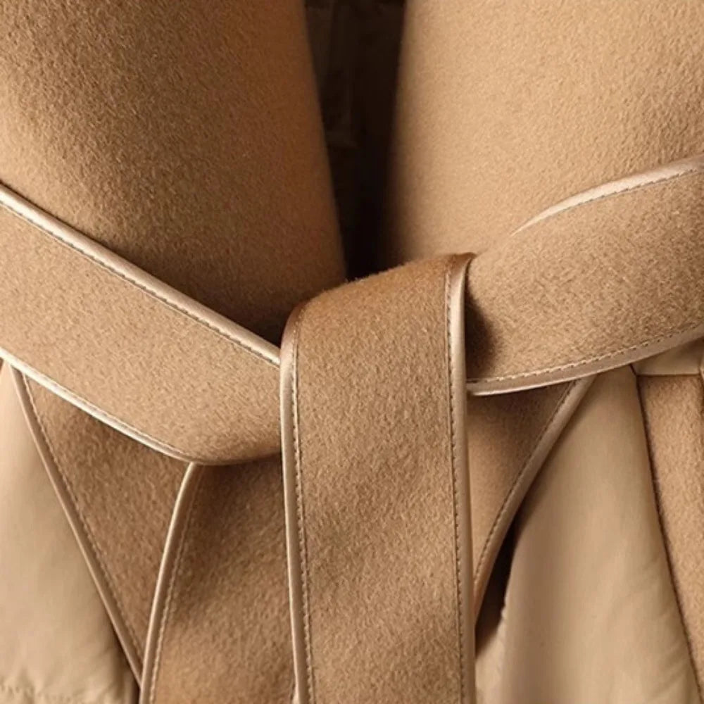 Harper Brooklyn| Down Coat with Wool Collar