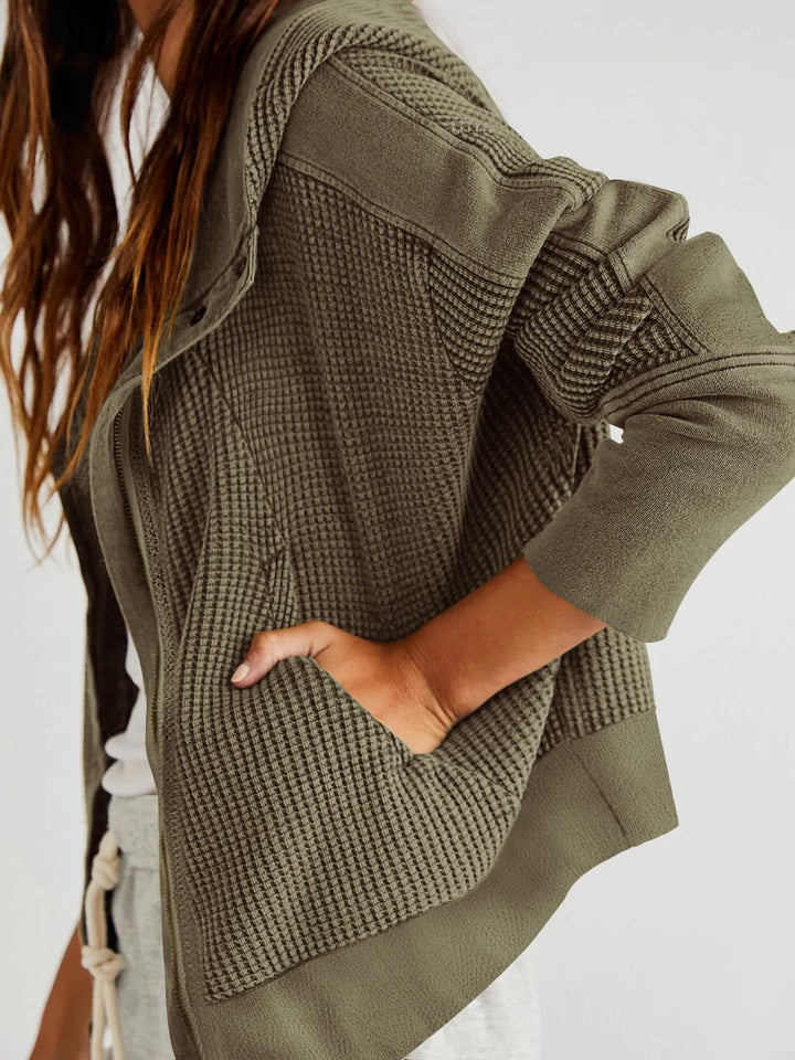 Harper Brooklyn | Waffle Hoodie
