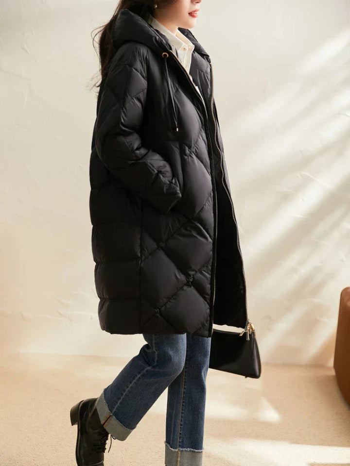 Harper Brooklyn | Quilted Hooded Down Coat
