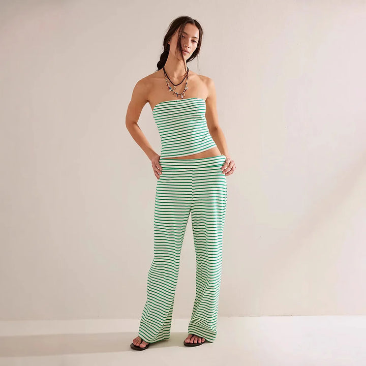 Harper Brooklyn | Linen Striped Set