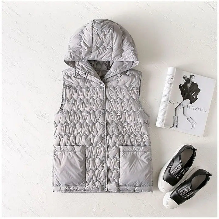 Harper Brooklyn | Puffer Vest in Gold
