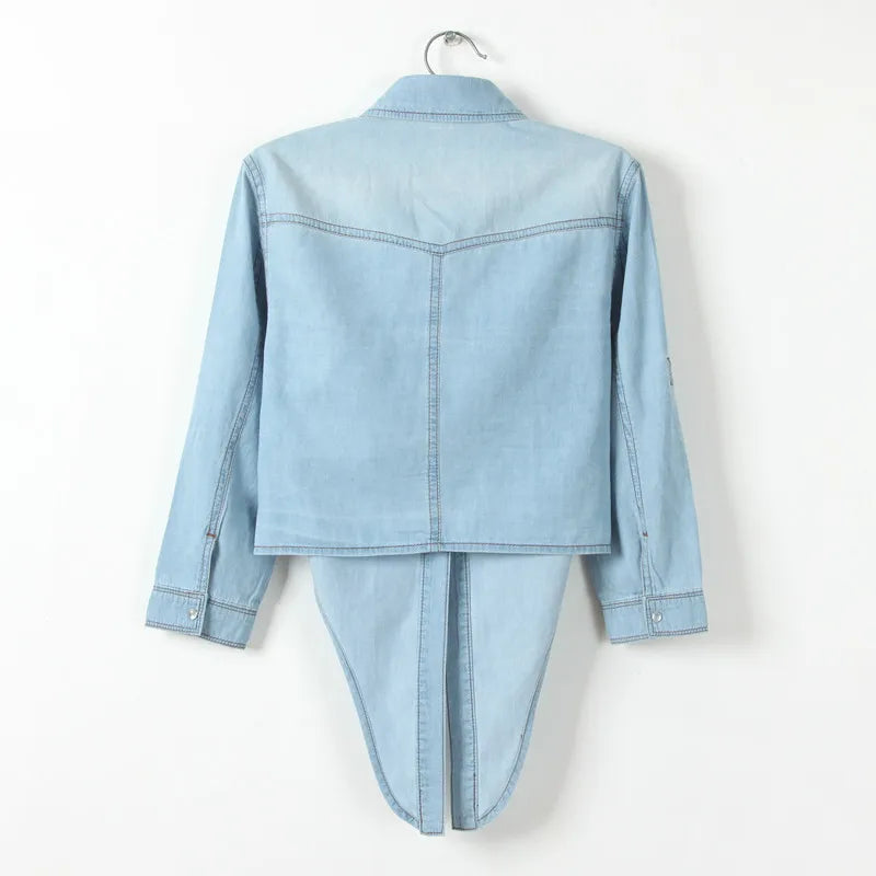 Harper Brooklyn | Denim Crop Top