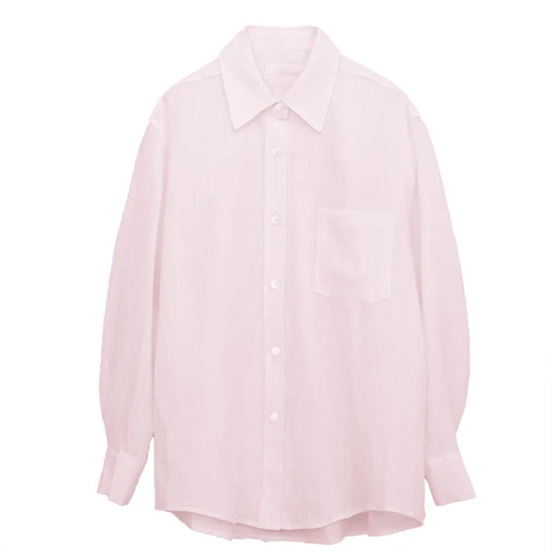 Harper Brooklyn | Oversized Linen Blouse
