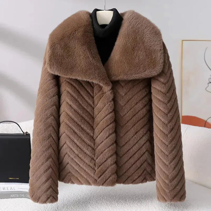 Harper Brooklyn | Faux Mink Jacket