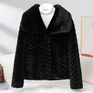 Harper Brooklyn | Faux Mink Jacket