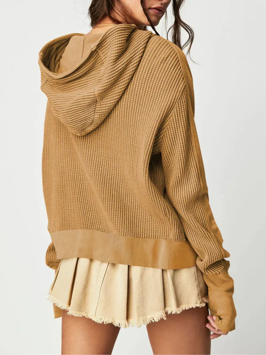 Harper Brooklyn | Waffle Hoodie