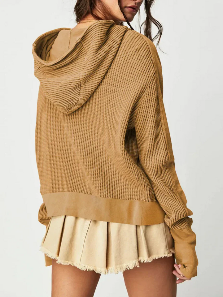 Harper Brooklyn | Waffle Hoodie