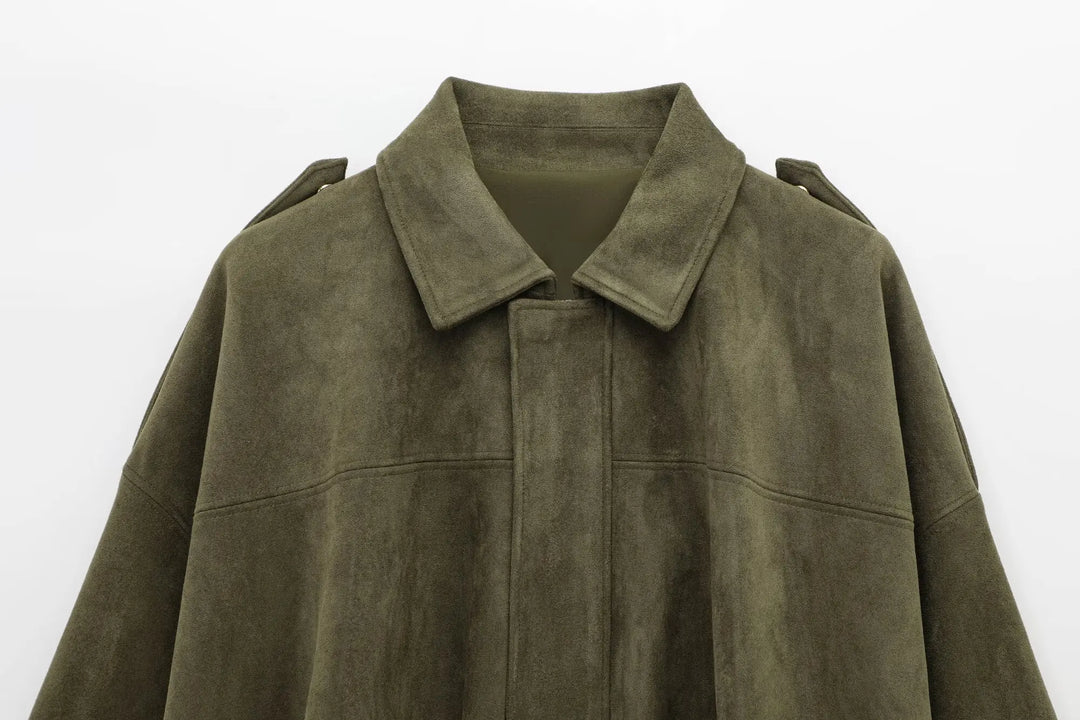Harper Brooklyn | Women's Suede Bomber