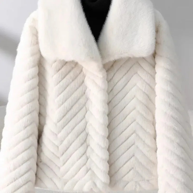 Harper Brooklyn | Faux Mink Jacket