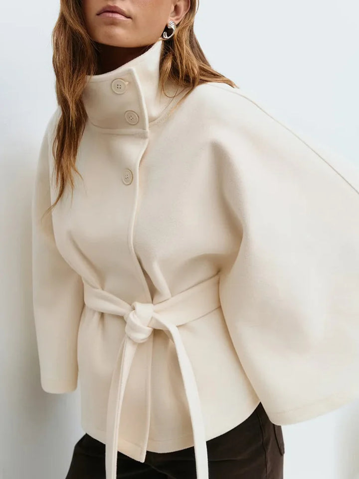 Harper Brooklyn| Wool-Blend Cape Coat