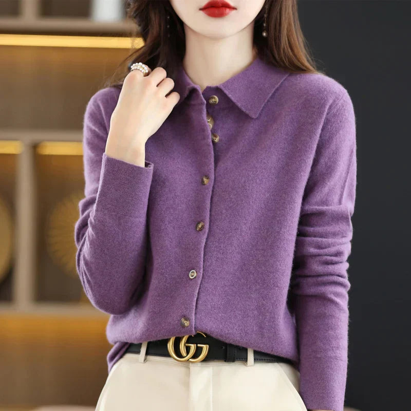 Harper Brooklyn| Polo Cardigan