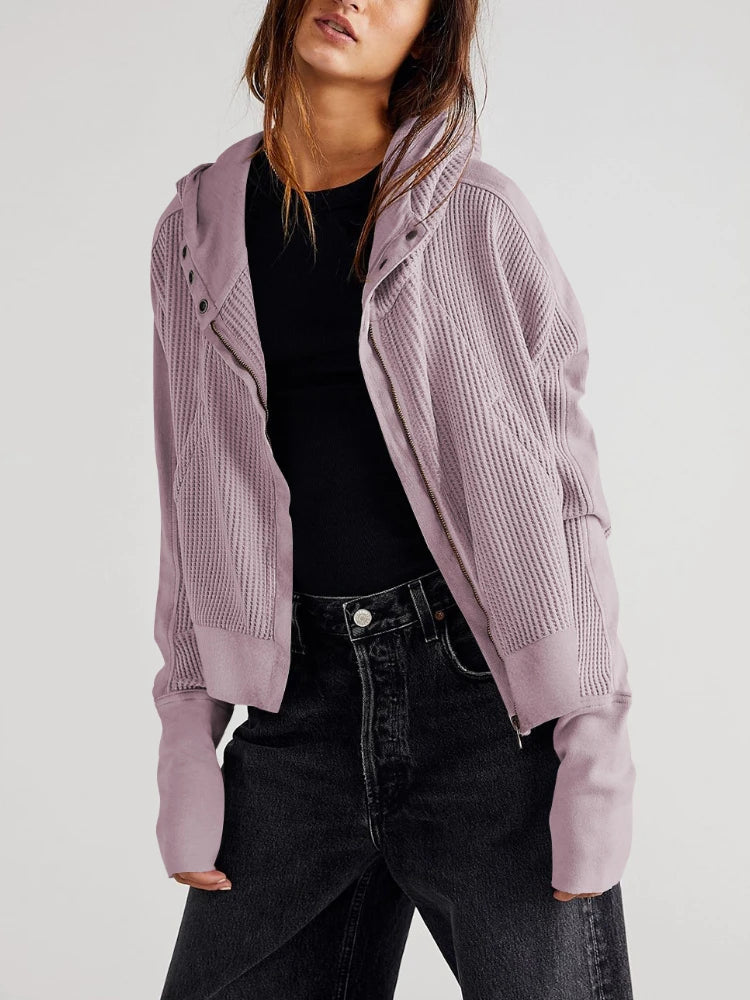 Harper Brooklyn | Waffle Hoodie