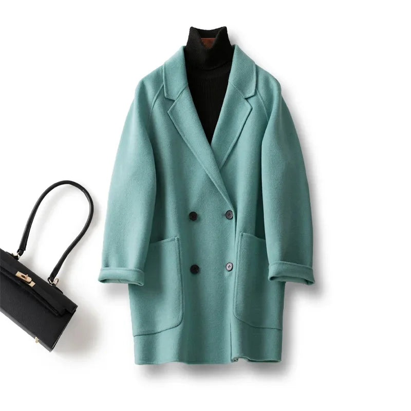 Harper Brooklyn | Wool Herringbone Coat