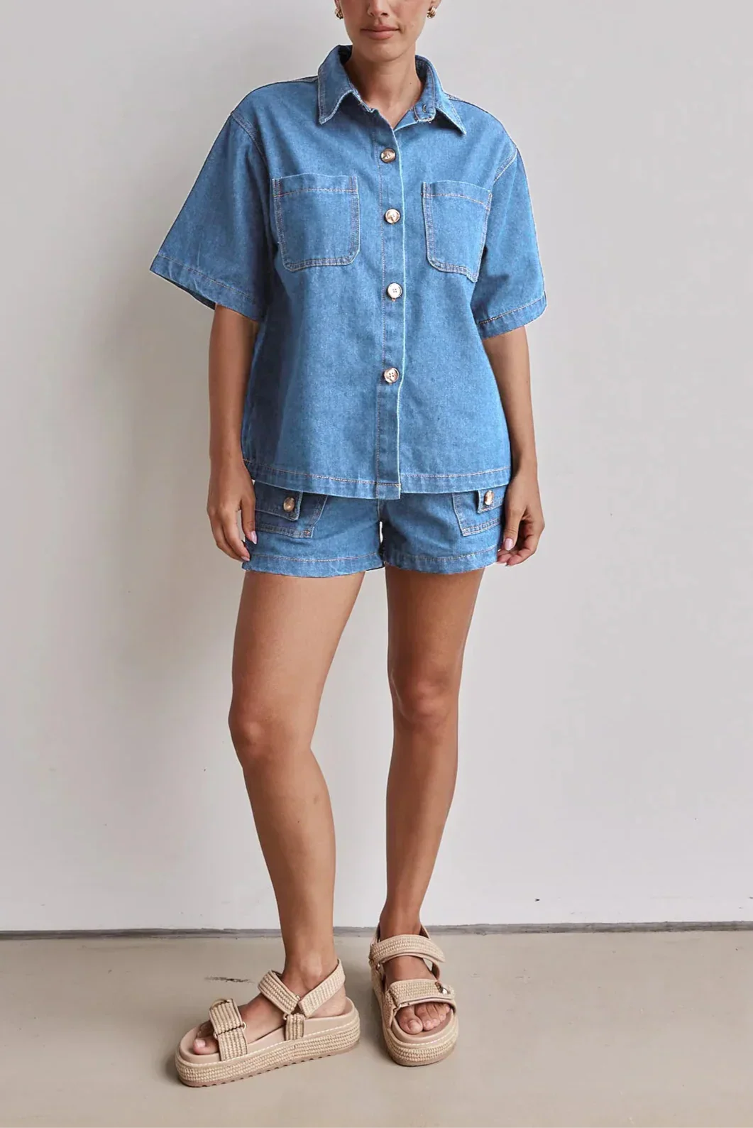 Harper Brooklyn | Denim Set - 100% Cotton