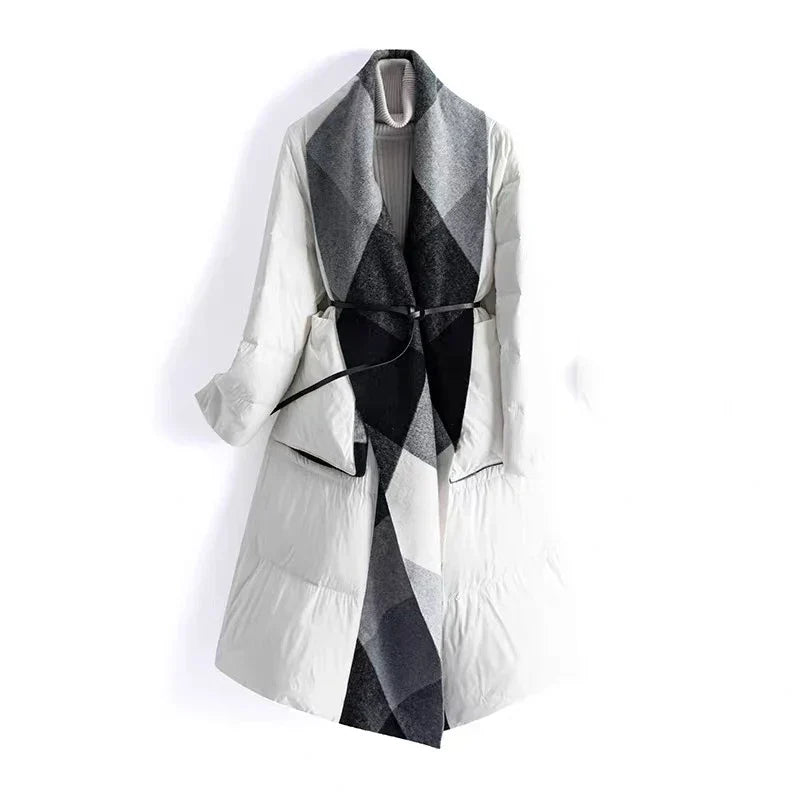 Harper Brooklyn | Down Coat with Wool Panels