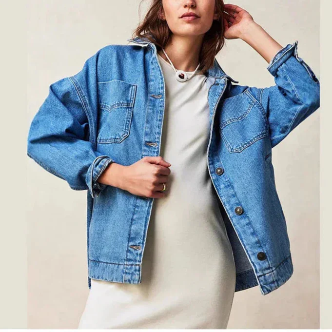 Harper Brooklyn| Washed Denim Jacket