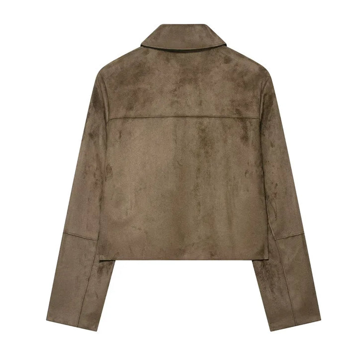 Harper Brooklyn | Suede Cropped Jacket