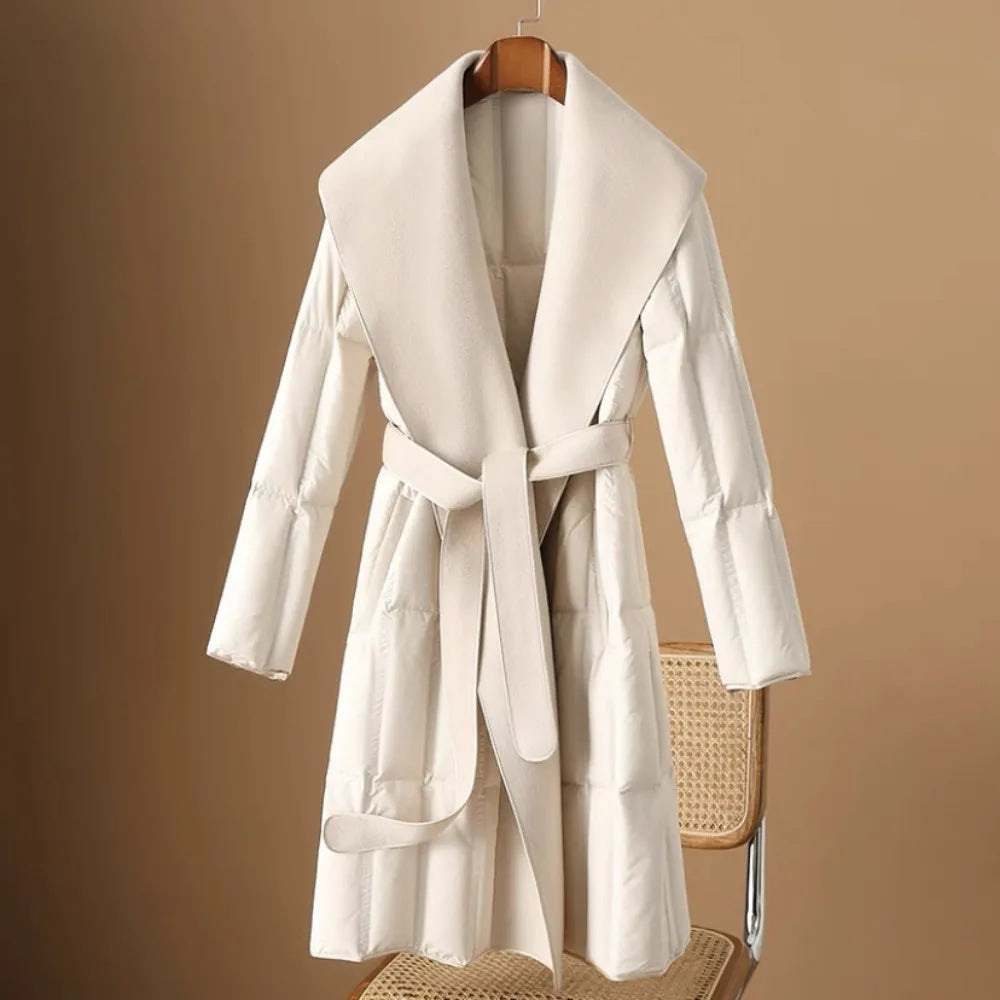 Harper Brooklyn| Down Coat with Wool Collar