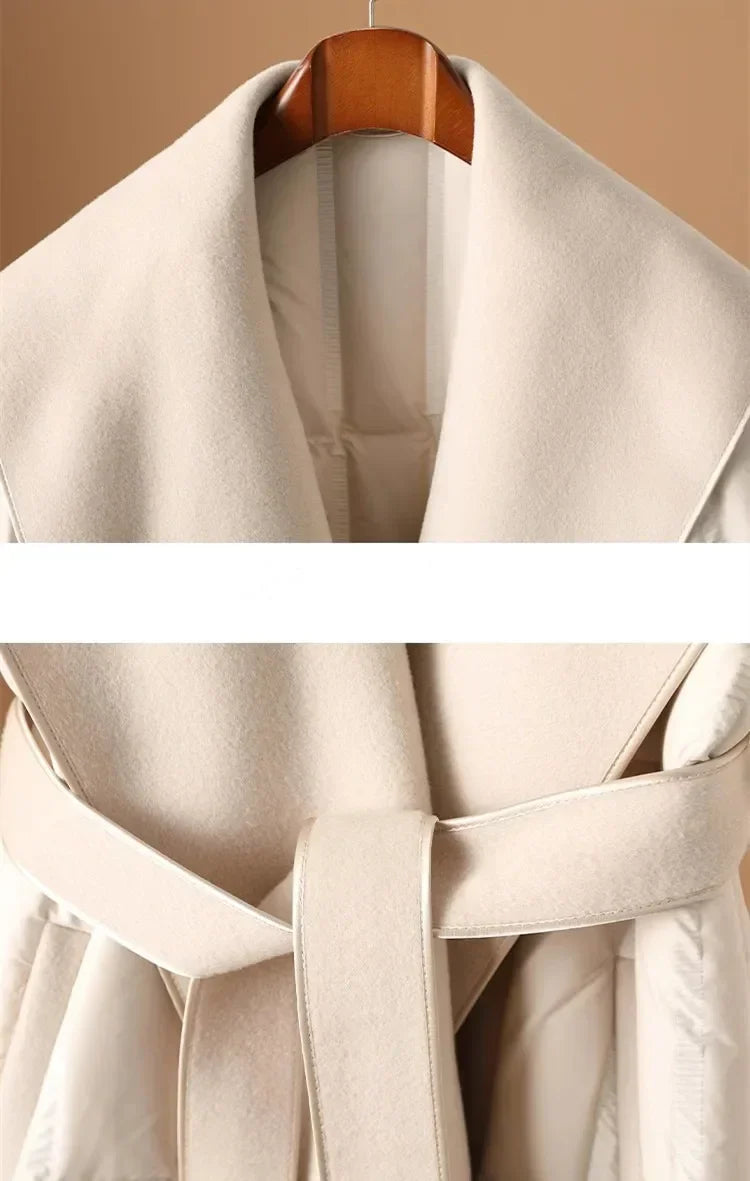Harper Brooklyn| Down Coat with Wool Collar