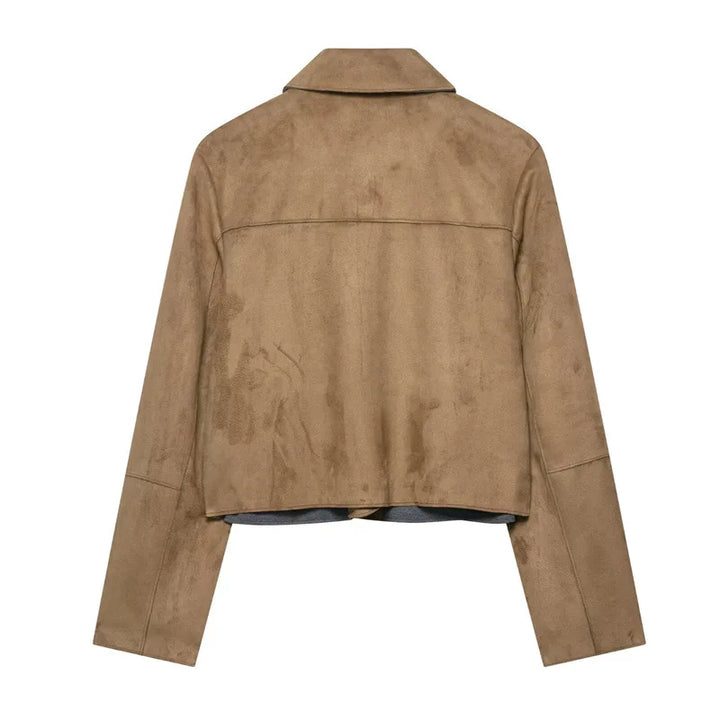 Harper Brooklyn | Suede Cropped Jacket