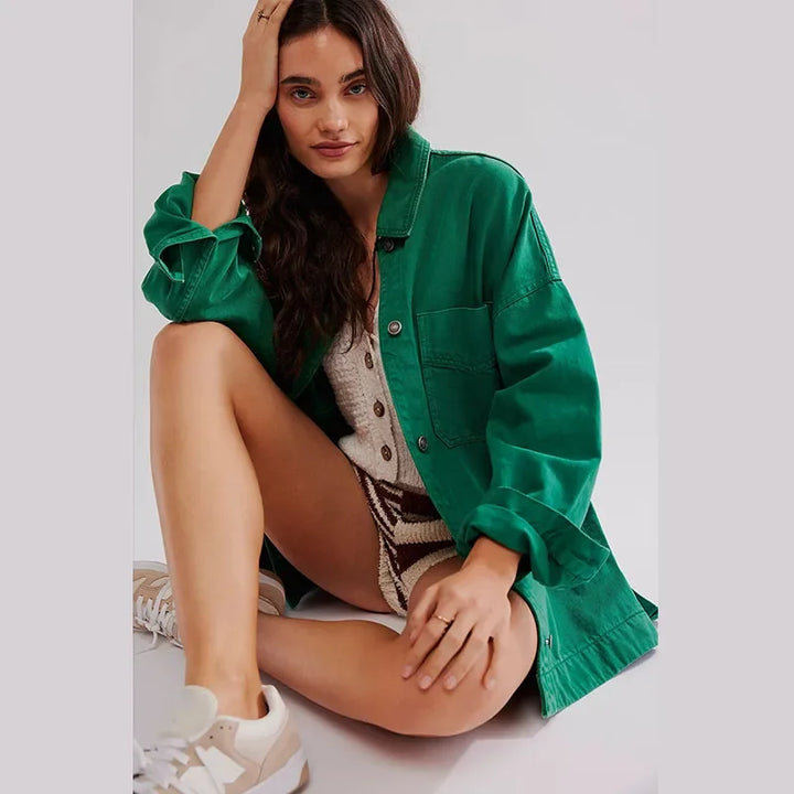 Harper Brooklyn| Washed Denim Jacket