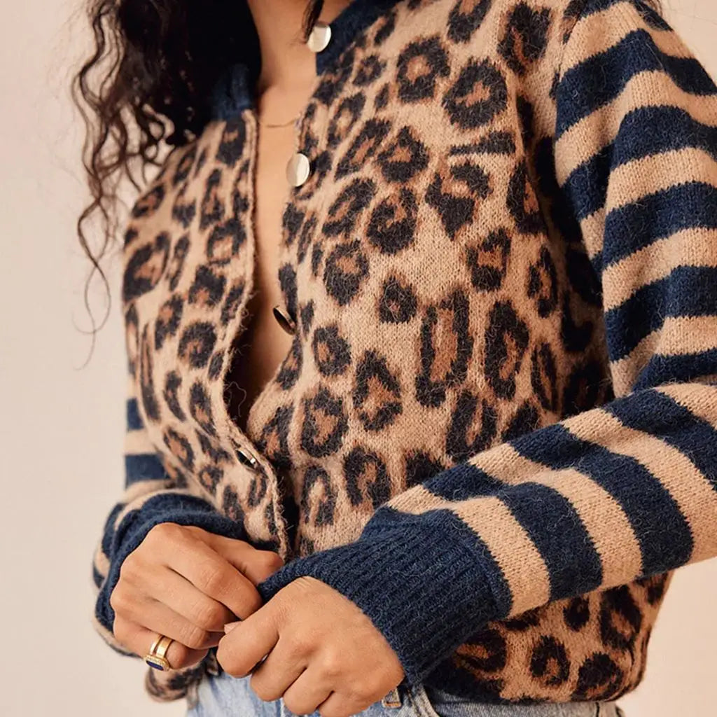 Harper Brooklyn| Top - Leopard Striped